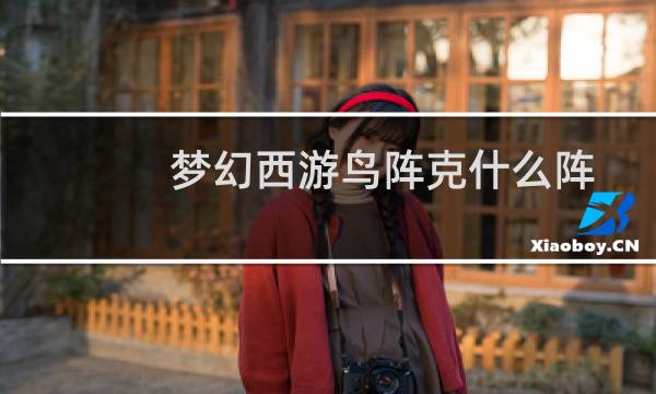 梦幻西游鸟阵克什么阵