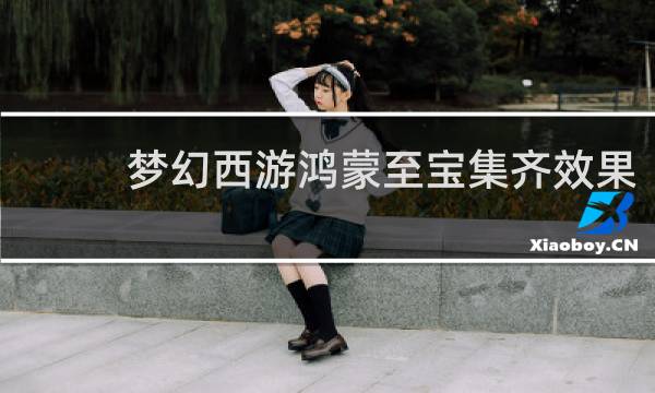 梦幻西游鸿蒙至宝集齐效果