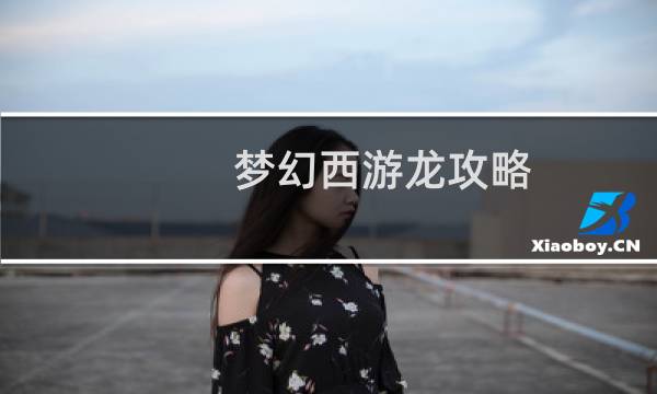 梦幻西游龙攻略