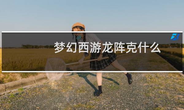 梦幻西游龙阵克什么