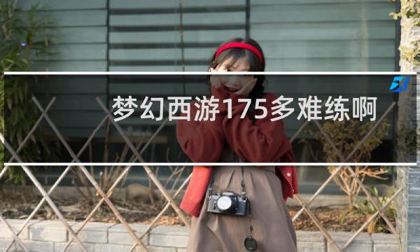 梦幻西游175多难练啊