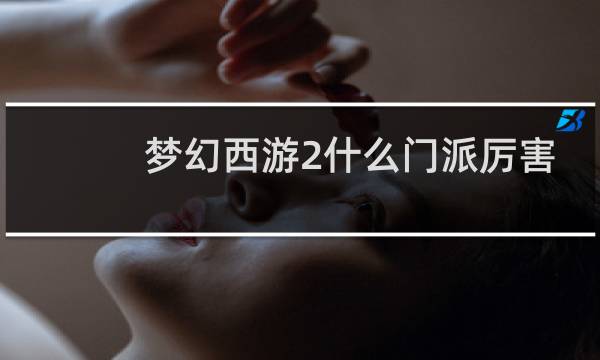 梦幻西游2什么门派厉害