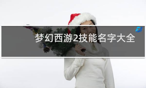梦幻西游2技能名字大全