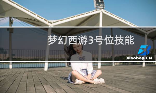 梦幻西游3号位技能