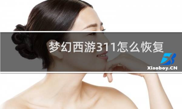 梦幻西游311怎么恢复