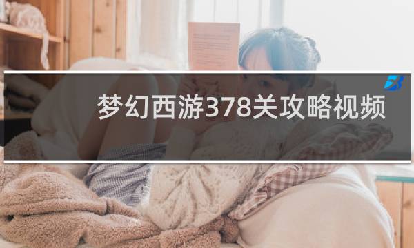 梦幻西游378关攻略视频