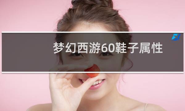 梦幻西游60鞋子属性
