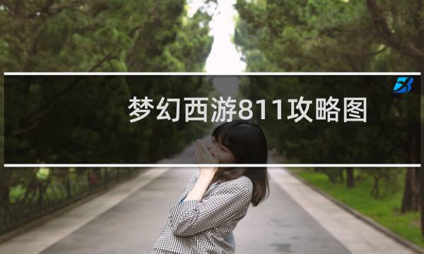 梦幻西游811攻略图