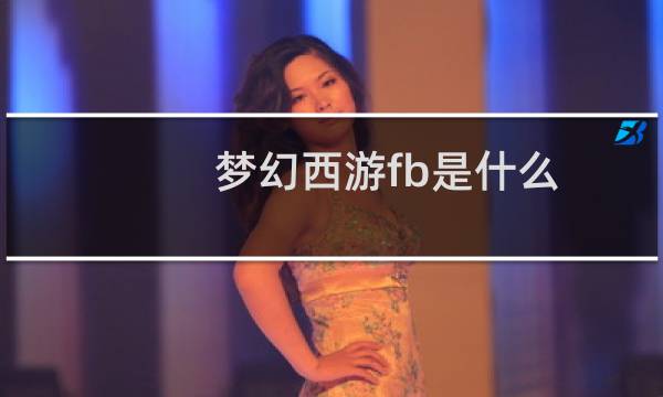 梦幻西游fb是什么