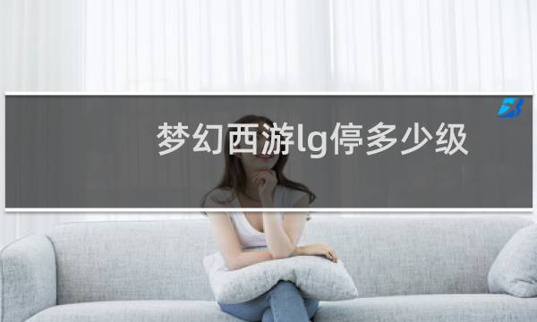 梦幻西游lg停多少级