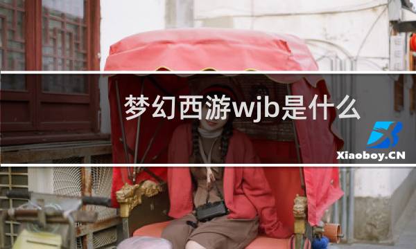梦幻西游wjb是什么