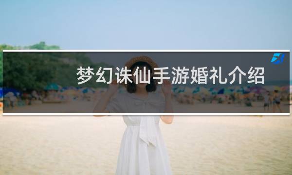 梦幻诛仙手游婚礼介绍