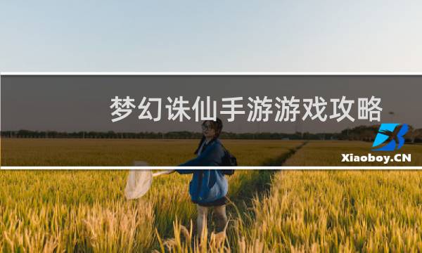 梦幻诛仙手游游戏攻略