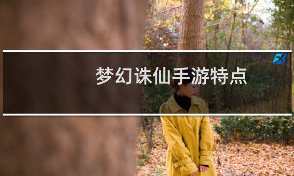 梦幻诛仙手游特点