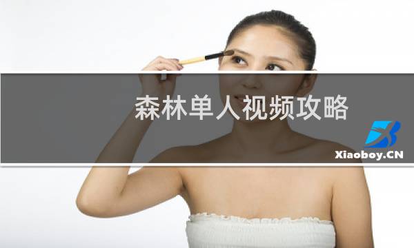 森林单人视频攻略
