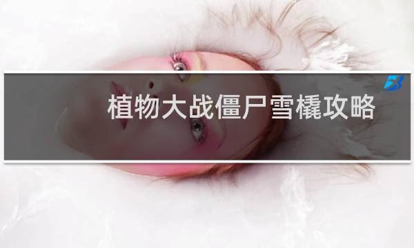 植物大战僵尸雪橇攻略