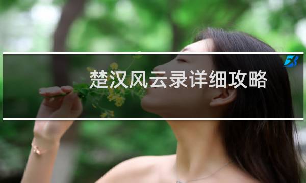 楚汉风云录详细攻略