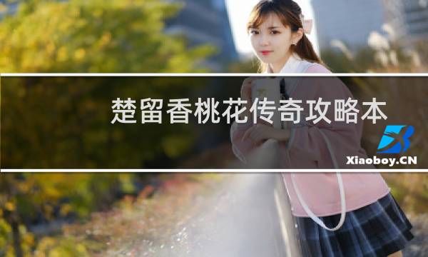 楚留香桃花传奇攻略本