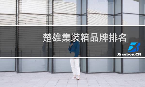 楚雄集装箱品牌排名