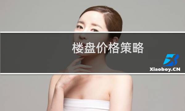 楼盘价格策略
