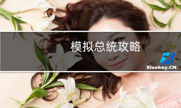 模拟总统攻略