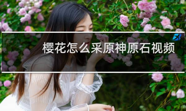 樱花怎么采原神原石视频