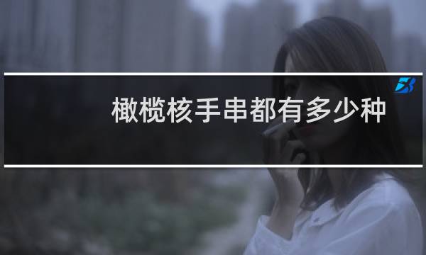 橄榄核手串都有多少种
