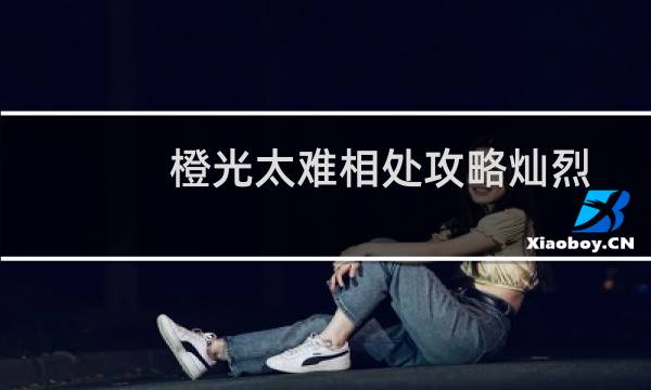 橙光太难相处攻略灿烈