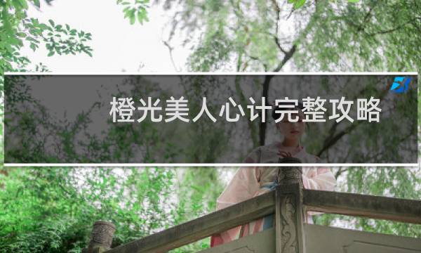 橙光美人心计完整攻略