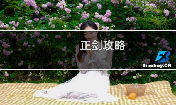 正剑攻略