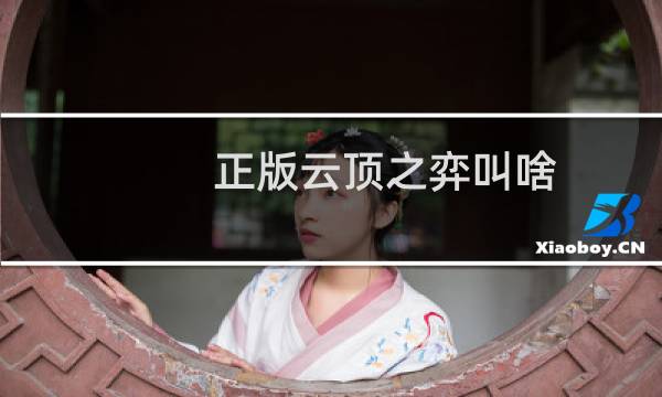 正版云顶之弈叫啥