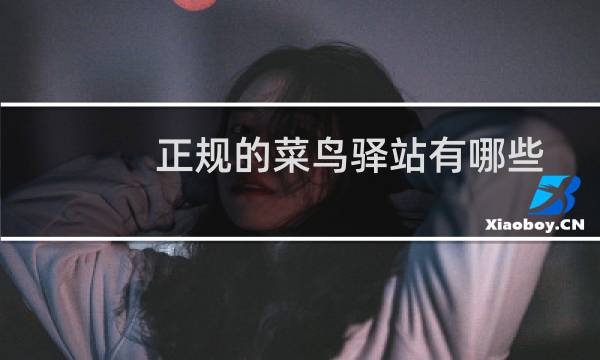 正规的菜鸟驿站有哪些