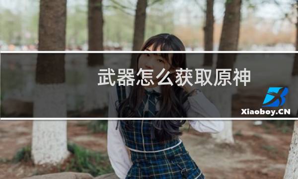 武器怎么获取原神