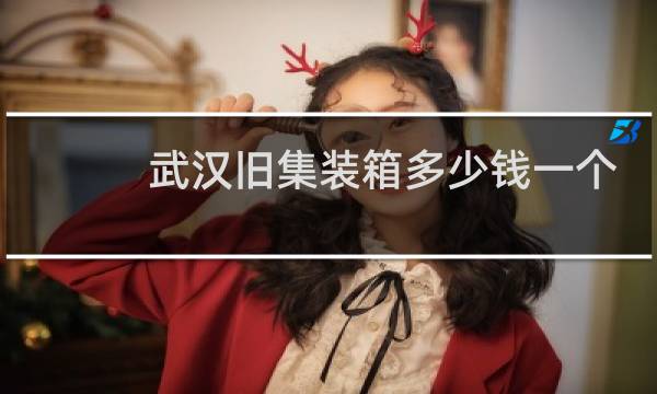 武汉旧集装箱多少钱一个