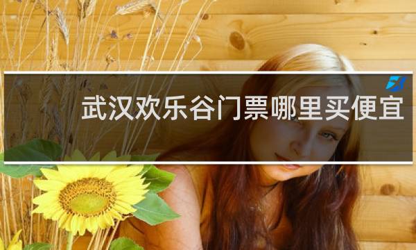武汉欢乐谷门票哪里买便宜