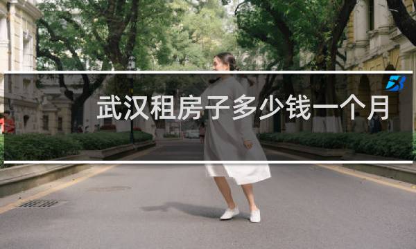 武汉租房子多少钱一个月