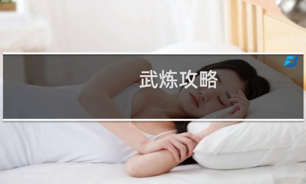武炼攻略