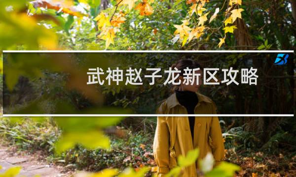 武神赵子龙新区攻略