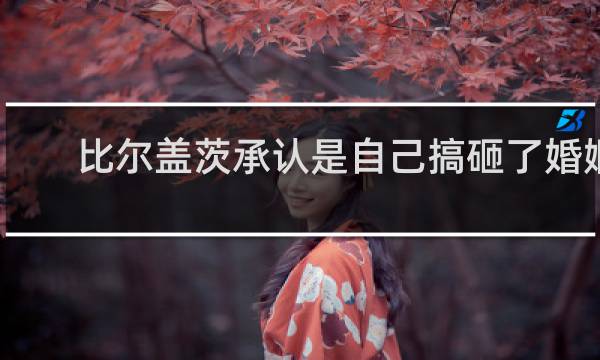 比尔盖茨承认是自己搞砸了婚姻
