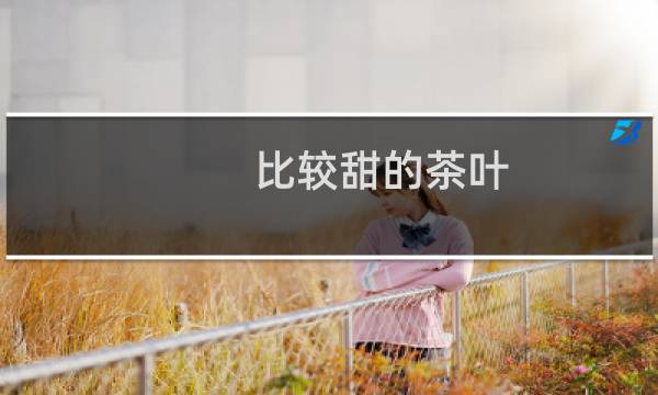 比较甜的茶叶