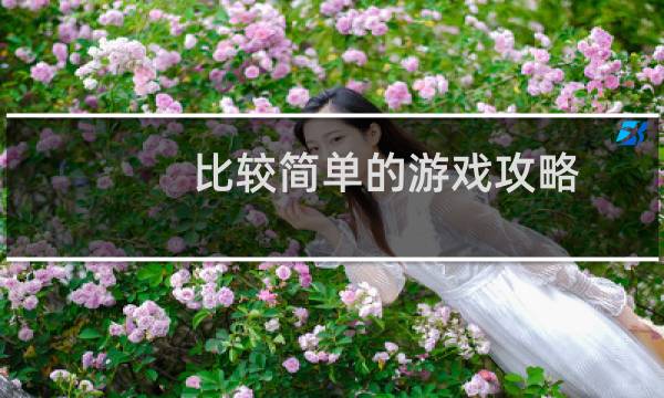 比较简单的游戏攻略