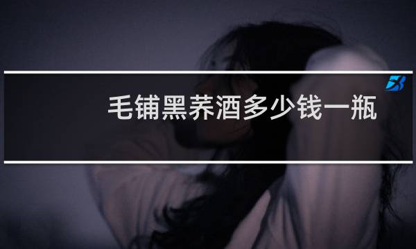 毛铺黑荞酒多少钱一瓶