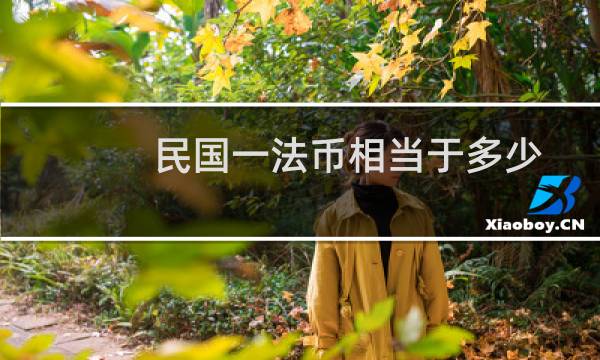 民国一法币相当于多少
