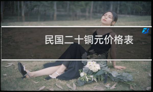 民国二十铜元价格表