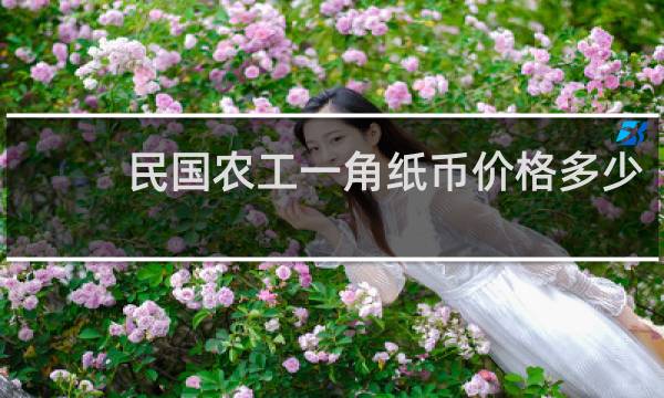民国农工一角纸币价格多少