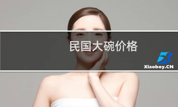 民国大碗价格