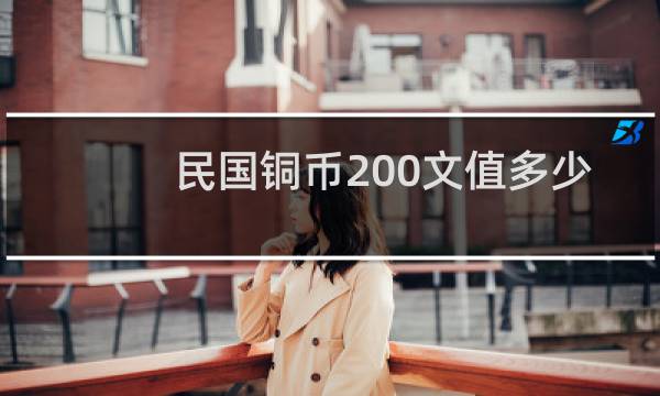 民国铜币200文值多少
