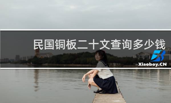 民国铜板二十文查询多少钱