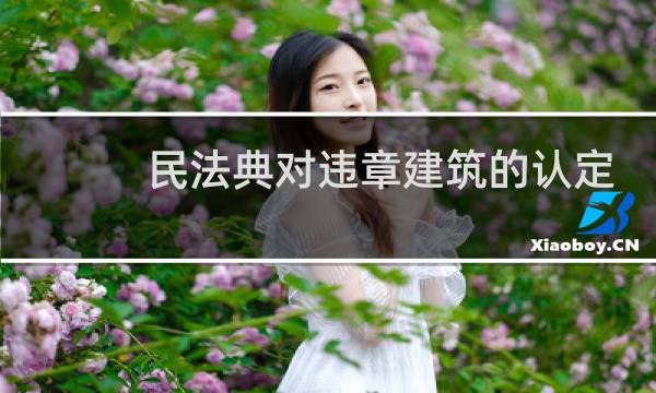 民法典对违章建筑的认定