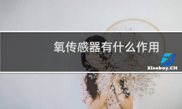 氧传感器有什么作用